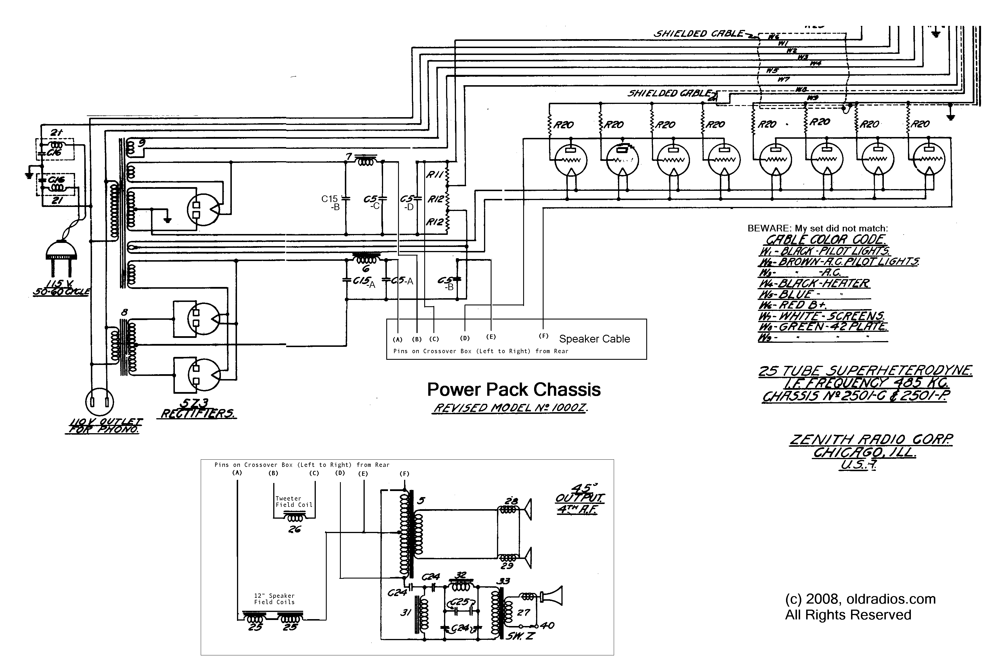 Revised Power Chassis Schematic (1/25/08)